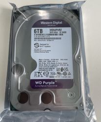  HDD SATA 6.0TB WD Purple 5400rpm 256MB (WD64PURZ)