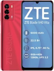  ZTE Blade V40 Vita 4/128GB Dual Sim Red -  1