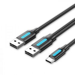  Vention USB - USB Type-C, 0.5 m, Black (CQKBD)