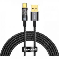  Baseus Explorer USB-USB Type-C, 5A, 100W, 2 Black (CATS000301) -  1