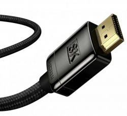  Baseus High Definition (Zinc alloy) HDMI - HDMI V 2.1, (M/M), 2 , Black (WKGQ000101) -  3