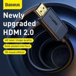  HDMI 1.0  Baseus High Definition Series HDMI To HDMI, CAKGQ-A01 Black -  3