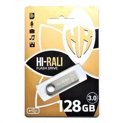 - USB3.0 128GB Hi-Rali Shuttle Series Silver (HI-128GB3SHSL) -  2
