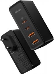 Мережевий зарядний пристрій Baseus GaN2 Pro Quick Charger 2C+2U (2xUSB-C+2xUSB-A) 100W Black (CCGAN2P-L01) - Картинка 5