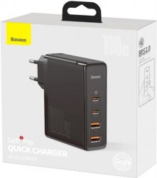 Мережевий зарядний пристрій Baseus GaN2 Pro Quick Charger 2C+2U (2xUSB-C+2xUSB-A) 100W Black (CCGAN2P-L01) - Картинка 6