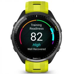 - Garmin Forerunner 965 Carbon Gray DLC Titanium Bezel with Black Case and Amp Yellow/Black Silicone Band (010-02809-82) -  7