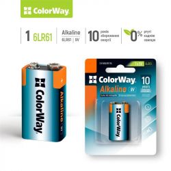  ColorWay Alkaline Power Krona/6LR61 BL 1 -  2