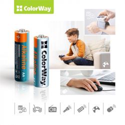  ColorWay Alkaline Power AA/LR06 Colour Box 40 -  3