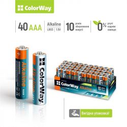  ColorWay Alkaline Power AAA/LR03 Colour Box 40 -  2
