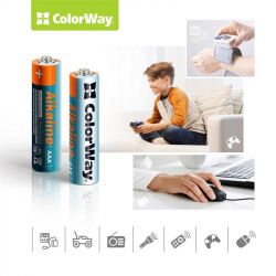  ColorWay Alkaline Power AAA/LR03 Colour Box 40 -  3