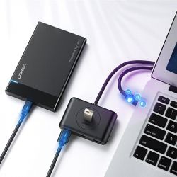  USB 3.2 Ugreen CR113 4xUSB 3.2, Black (20290) -  3