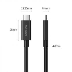  Ugreen US501 USB - USB-C, 0.8, Black (30389) -  3