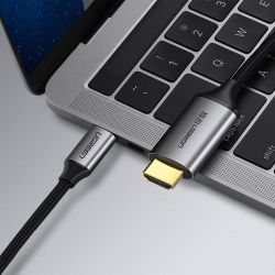 ������ Ugreen MM142 HDMI - USB Type-C, 1.5 �, Black (50570) - �������� 5