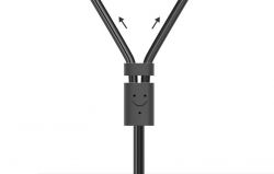 ������ ������������� AUX 3.5mm TRS to RCAx2 M/M 1.0m AV102 Black Ugreen (10772) - �������� 4