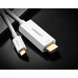  Ugreen MM121 USB Type-C - HDMI (M/M), 1.5 , White (30841) -  6