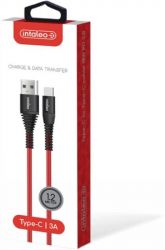  Intaleo CBRNYT1 USB-USB Type-C 1.2 Red (1283126559464) -  4