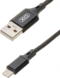  XO NB143 USB-Lightning 2.1A 2 Black (XO-NB143i2-BK) -  2