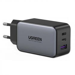   Ugreen 3xUSB 65W GaN (2USB-C+USB-A) CD244 Grey (10335)