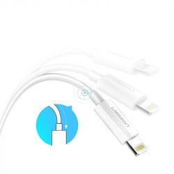 Кабель Ugreen US155 USB - Lightning, 2м, White (20730) - Картинка 6