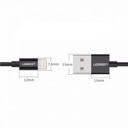  Ugreen US155 USB - Lightning, 2, Black (80823) -  4