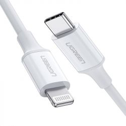  Ugreen US171 USB-C - Lightning, 1.5, White (60748) -  2