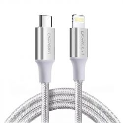  Ugreen US304 USB-C - Lightning, 2, Silver (70525)