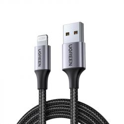  Ugreen US199 USB - Lightning, 2, Black (60158)