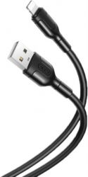  XO NB212 USB-Lightning 2.1A 1 Black (XO-NB212i-BK)