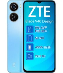  ZTE V40 Design 4/128GB Dual Sim Blue