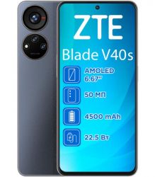  ZTE V40s 6/128GB Dual Sim Black -  1