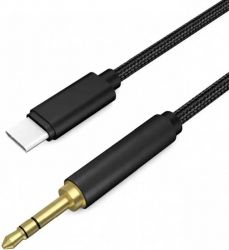  XoKo USB Type-C - 3.5  (M/M), 1 , Black (AUX-002-BK) -  3