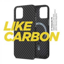 - Armorstandart LikeCarbon MagCase  Apple iPhone 12/12 Pro Black (ARM66634) -  2