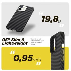- Armorstandart LikeCarbon MagCase  Apple iPhone 12/12 Pro Black (ARM66634) -  4