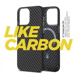 - Armorstandart LikeCarbon MagCase  Apple iPhone 13 Pro Black (ARM66361) -  2