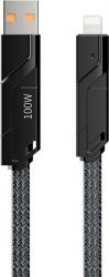  Proda PD-B96th USB/USB Type C - Lightning/USB-C 100W, 1.5, Black (PD-B96th-BK) -  2