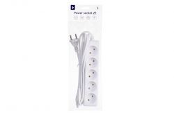 Фильтр питания 2E (2E-U05M3) 5 розетки, 3 м, белый - Картинка 3