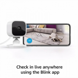 IP  Amazon Blink Mini 1080P HD Indoor Smart Security (BCM00300U) -  4