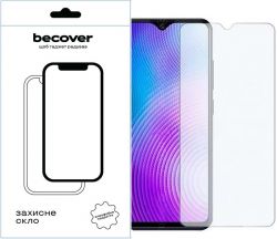   BeCover  Tecno Pop 7 (BF6) Crystal Clear Glass 3D (709265)