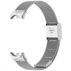 Ремінець BeCover Metal для Xiaomi Mi Smart Band 8 Silver (709358) - Картинка 4