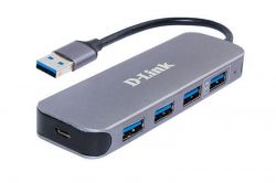 USB3.0 D-Link DUB-1340/D1A Black 4USB3.0