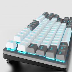 Клавиатура Aula Mechanical F3287 White/Grey keycap KRGD blue (6948391240688) - Картинка 6