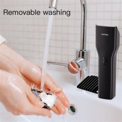 Машинка для стрижки Xiaomi Enchen Boost Black Set + Пеньюар і ножниці - Картинка 6