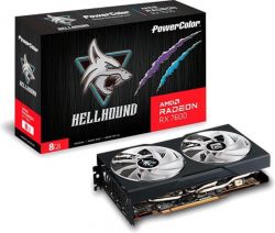 ³ AMD Radeon RX 7600 8GB GDDR6 Hellhound PowerColor (RX 7600 8G-L/OC) -  1