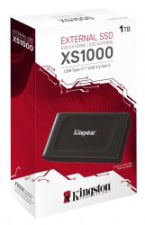 SSD  Kingston SXS1000 Portable 1.0B USB Black (SXS1000/1000G) -  3