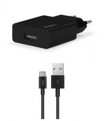    Ttec SmartCharger USB 2.1 Black (2SCS20CS) +  USB Type-C -  1