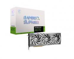 ³ GF RTX 4070 12GB GDDR6X Gaming X Slim White MSI (GeForce RTX 4070 GAMING X SLIM WHITE 12G)