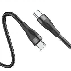 Borofone BX61 USB-USB Type-C, 60W, 1 Black (BX61CCB) -  1