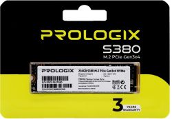 SSD  Prologix S380 256GB M.2 2280 PCIe 3.0 x4 NVMe TLC (PRO256GS380) -  4
