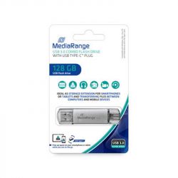 ����-���������� USB3.0 128GB Type-C MediaRange Silver (MR938)
