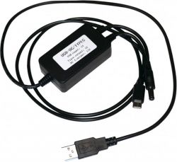USB  XoKo USB-DC 9/12/USB Type C, 0.7, Black (XK-DC-DC-C-12)